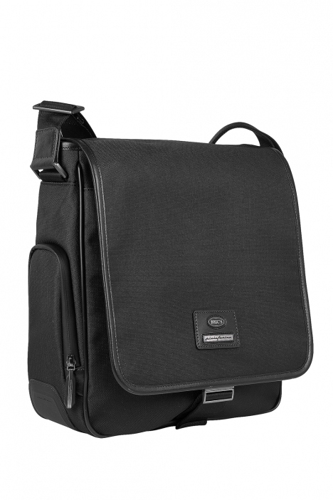 5415 Bric's Pininfarina Postacı Çantası 30x33x12 cm Siyah / Black