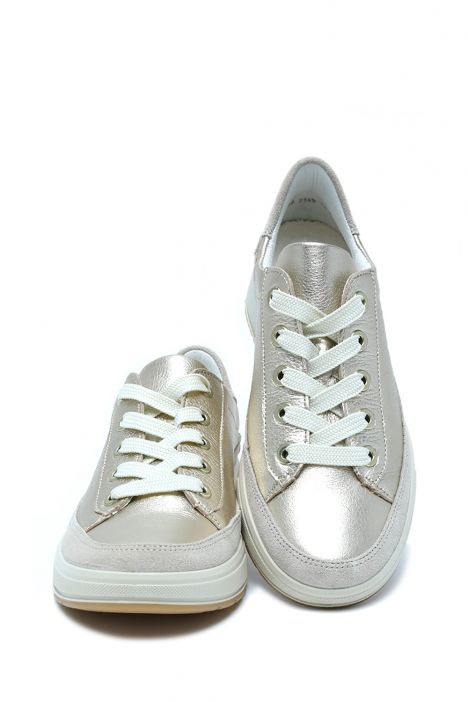 54311 Ara Shoes Roma Kadın Deri Ayakkabı 4.0-7.0 SHELL, PLATIN - 11