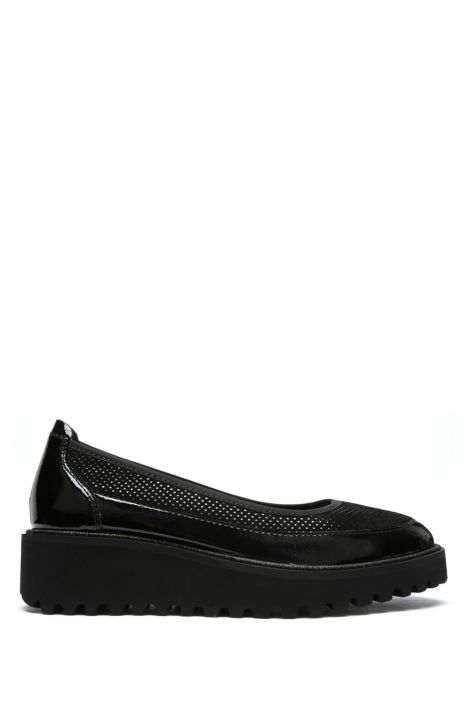 54350 Ara Shoes Kent Kadın Rugan Deri Anatomik Ayakkabı 3.5-7.5 SCHWARZ - 10