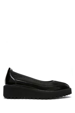 54350 Ara Shoes Kent Kadın Rugan Deri Anatomik Ayakkabı 3.5-7.5 SCHWARZ - 10