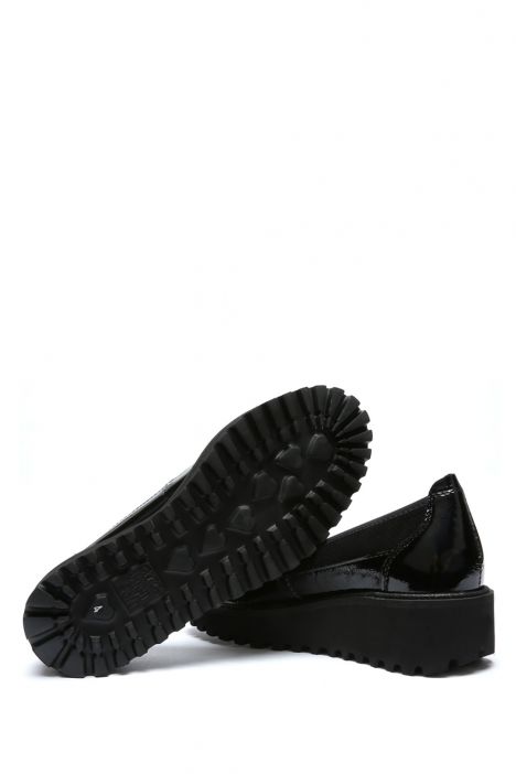 54350 Ara Shoes Kent Kadın Rugan Deri Anatomik Ayakkabı 3.5-7.5 SCHWARZ - 10