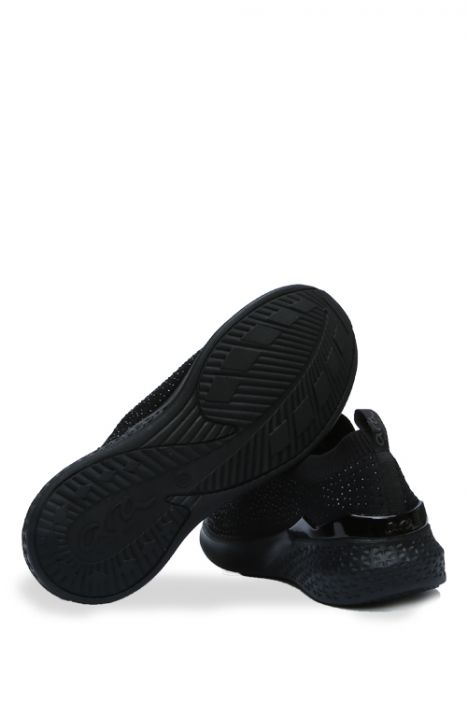 54510 Ara Shoes Kadın Taşlı Spor Ayakkabı 36-41 TEXTİLE, BASIC BLACK - 11TB