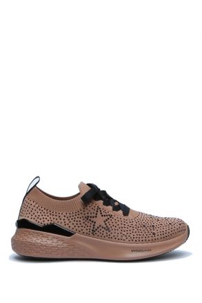 54510 Ara Shoes Kadın Taşlı Spor Ayakkabı 36-41 TEXTİLE, BEIGE - 17TB