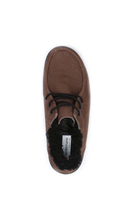 5502 Berkemann Jan Erkek Bağcıklı Anatomik Bot 6.5-11.0 Earth Brown - Embossed Nubuck - 758