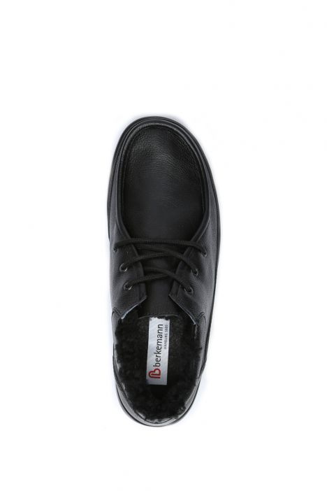 5502 Berkemann Jan Erkek Bağcıklı Anatomik Bot 6.5-11.0 Domino Black - Leather - 886