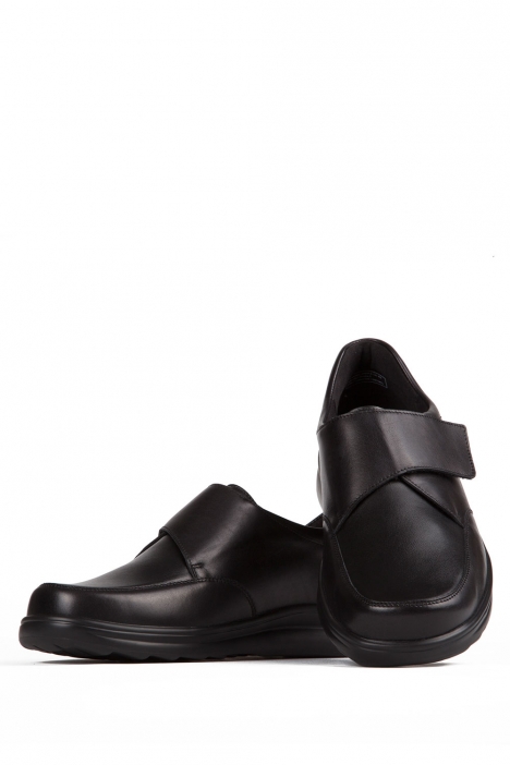 5505 Berkemann Daniel Erkek Velkrolu Anatomik Ayakkabı 6.0-12.0 Schwarz Leder/Strc. - 906
