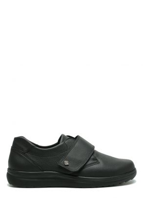 5559 Berkemann Clemens Erkek Velkrolu Anatomik Ayakkabı 6.0-12.0 Schwarz Leder - 938