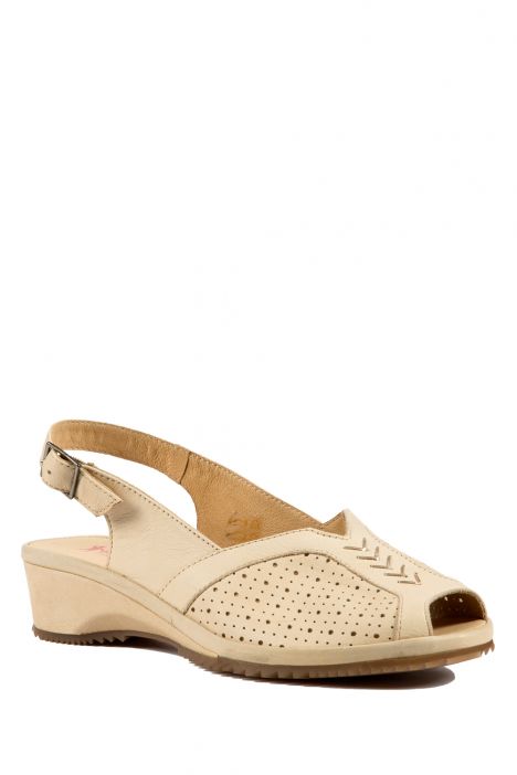 5560 Flex&Go Kadın Sandalet 35-42 Bej / Beige