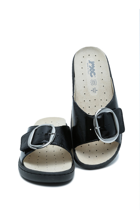 557260 Imac Dayana Kadın Tokalı Anatomik Terlik 36-41 Siyah Rugan/Nero 4200/011