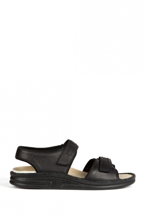 5617 Berkemann Erkek Anatomik Sandalet 39-46 Schwarz Soft Sportnappa - 908