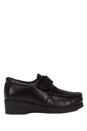 5627 Pinoso's Kadın Ayakkabı 35-42 Siyah Krokodil / Black Croco