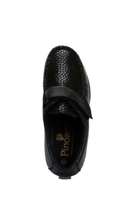 5627 Pinoso's Kadın Ayakkabı 35-42 Siyah Krokodil / Black Croco