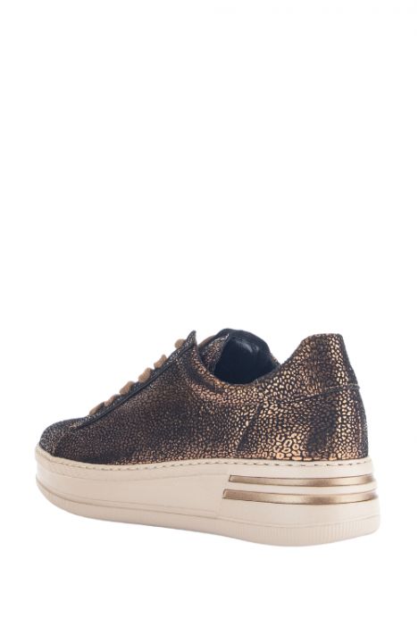 56395 Gabor Kadın Deri Casual Ayakkabı 3.5-7.5 85 Bronz/Wash Met. - bronce
