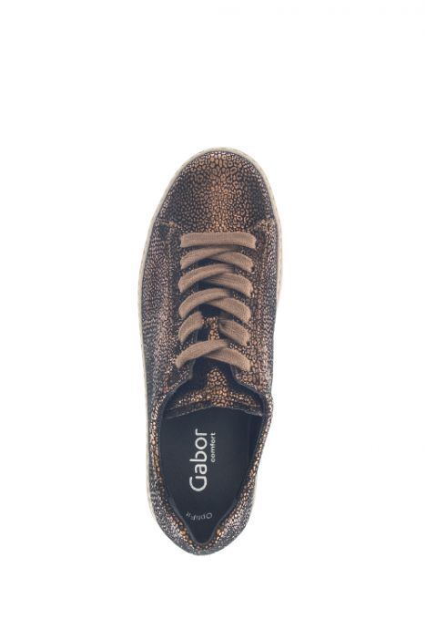 56395 Gabor Kadın Deri Casual Ayakkabı 3.5-7.5 85 Bronz/Wash Met. - bronce