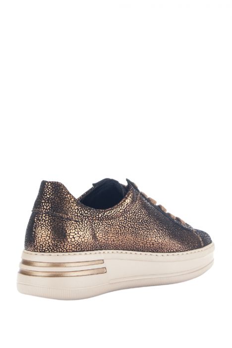 56395 Gabor Kadın Deri Casual Ayakkabı 3.5-7.5 85 Bronz/Wash Met. - bronce