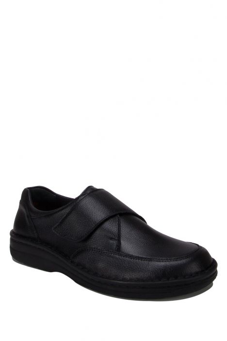 5704 Berkemann Markus Erkek Anatomik Velkrolu Deri Ayakkabı 6.0-12.0 Schwarz Sportnappa - 982