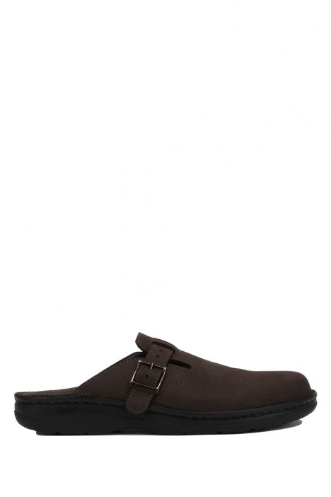 5708 Berkemann Max Erkek Anatomik Terlik 6-12 Kahvrengi - Saddle Brown-Nubuck - 419B