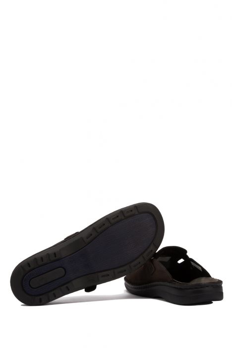 5708 Berkemann Max Erkek Anatomik Terlik 6-12 Kahvrengi - Saddle Brown-Nubuck - 419B