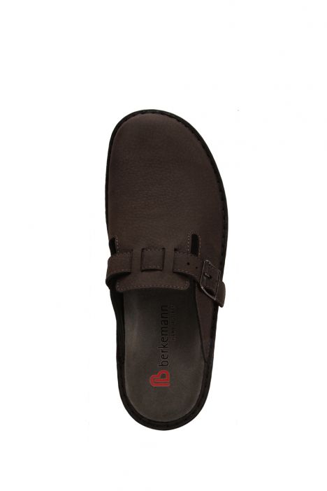 5708 Berkemann Max Erkek Anatomik Terlik 6-12 Kahvrengi - Saddle Brown-Nubuck - 419B