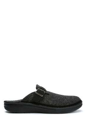 5710 Berkemann Mirko Erkek Anatomik Keçe Terlik 6.5-11.5 Dark gray - Felt - 937
