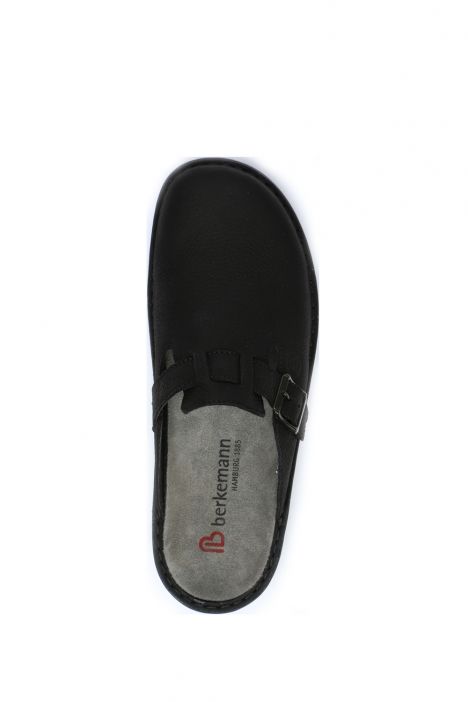 5729 Berkemann Max-Plus Erkek Anatomik Terlik 6.0-12.0 Matt Black - Embossed Nubuck - 893