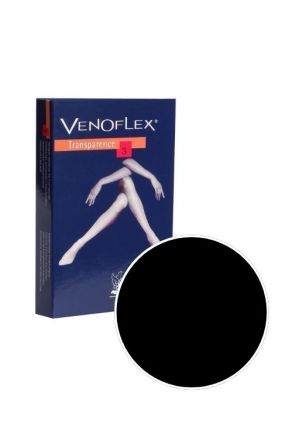 5730 L Thuasne Venoflex Dize Kadar Burnu Açık Siyah / Black