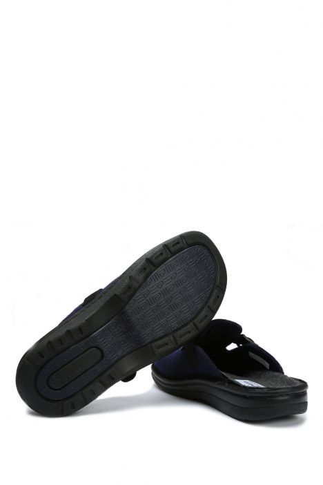 5731 Berkemann Mirko Rcycl Erkek Anatomik Keçe Terlik 6.5-11.5 İnk Blue - Recycled Felt - 134