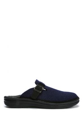5731 Berkemann Mirko Rcycl Erkek Anatomik Keçe Terlik 6.5-11.5 İnk Blue - Recycled Felt - 134