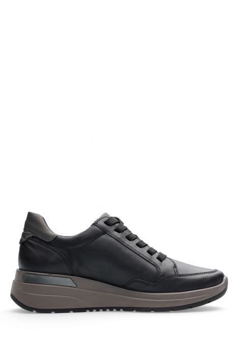 57704 Ara Shoes Garda Kadın Deri Sneaker Ayakkabı 3.5-7.5 01 FIRENZECALF,SPACE , SCHWARZ