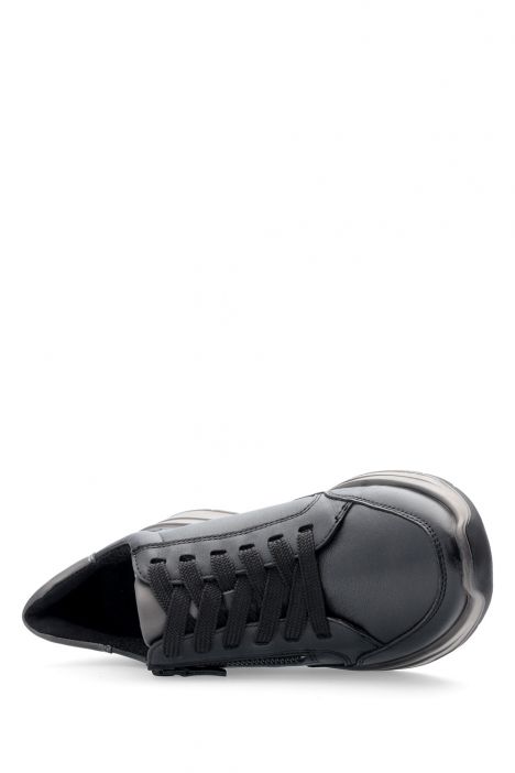 57704 Ara Shoes Garda Kadın Deri Sneaker Ayakkabı 3.5-7.5 01 FIRENZECALF,SPACE , SCHWARZ