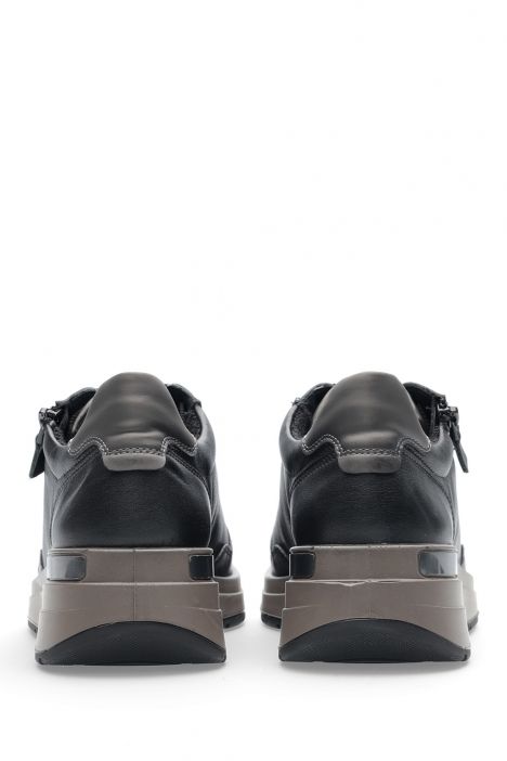 57704 Ara Shoes Garda Kadın Deri Sneaker Ayakkabı 3.5-7.5 01 FIRENZECALF,SPACE , SCHWARZ