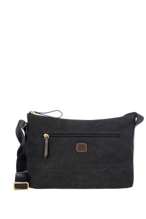 5801 Bric's Sorrento Omuz Çantası 34x22x13 cm Siyah/Black - 001