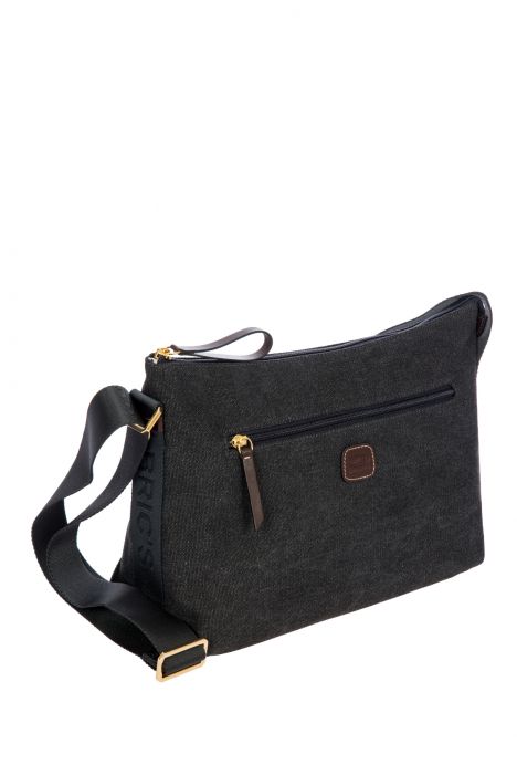 5801 Bric's Sorrento Omuz Çantası 34x22x13 cm Siyah/Black - 001