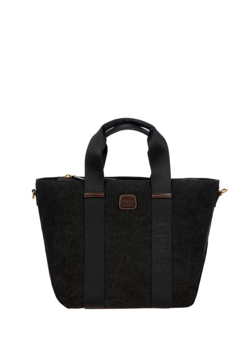 5803 Bric's Sorrento Omuz Çantası 27x28x15 cm Siyah/Black - 001