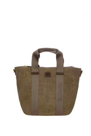 5803 Bric's Sorrento Omuz Çantası 27x28x15 cm Kakao/Cocoa - 440