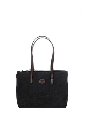 5809 Bric's Sorrento Omuz Çantası 35x25x15 cm Siyah/Black - 001