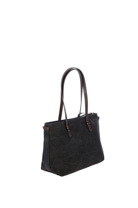 5809 Bric's Sorrento Omuz Çantası 35x25x15 cm Siyah/Black - 001