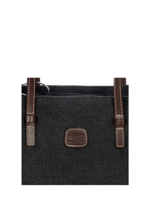 5809 Bric's Sorrento Omuz Çantası 35x25x15 cm Siyah/Black - 001
