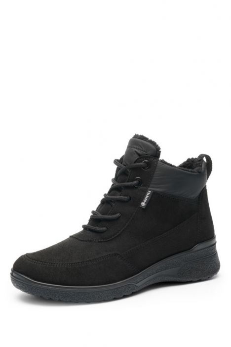 58506 Ara Shoes München Gore-Tex Kadın Bot 35-42 01 SCHWARZ,DUSTY