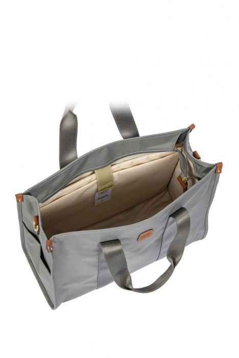 5852 Bric's X-Bag Opera Bag M El Çantası 40,5x30,5x17 cm Grey/Cloud - 517