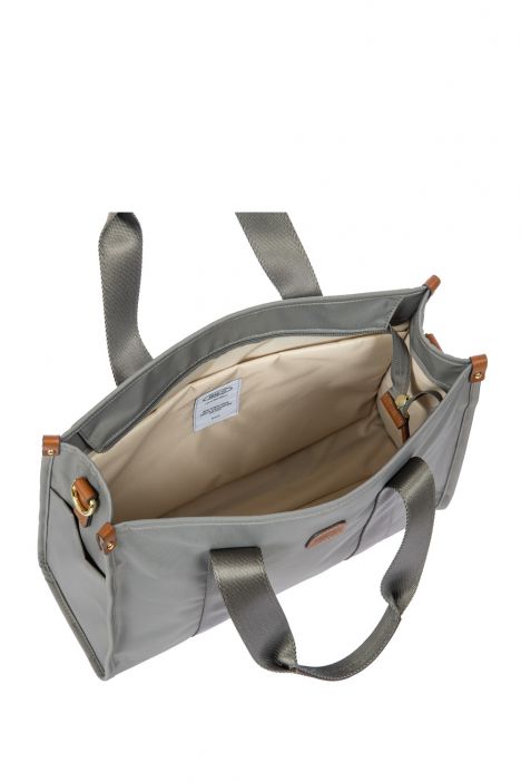 5854 Bric's X-Bag Opera Bag S El Çantası 35x25x12,5 cm Grey/Cloud - 517