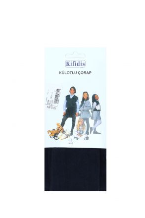 598 Külotlu Çocuk Çorap 9-10 Lacivert / Navy