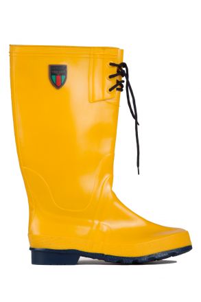 6001 Kadın Pvc Çizme 36-41 GIALLO/BLUE