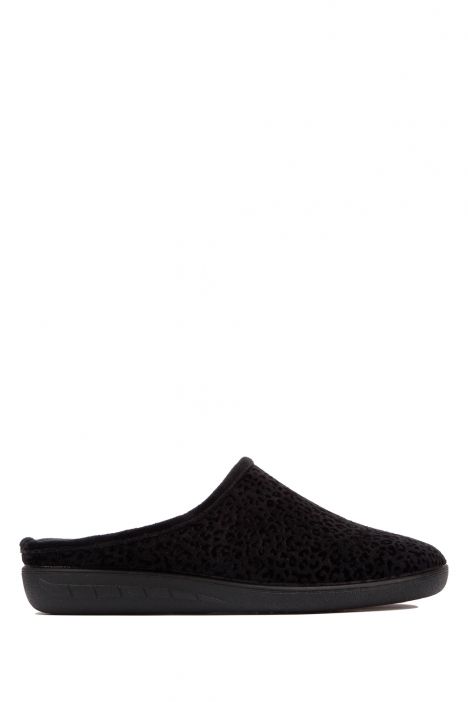 602042 Kifidis Home Kadın Leopar Desenli Ev Terliği 36-40 Siyah / Negro 13