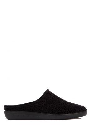 602042 Kifidis Home Kadın Leopar Desenli Ev Terliği 36-40 Siyah / Negro 13