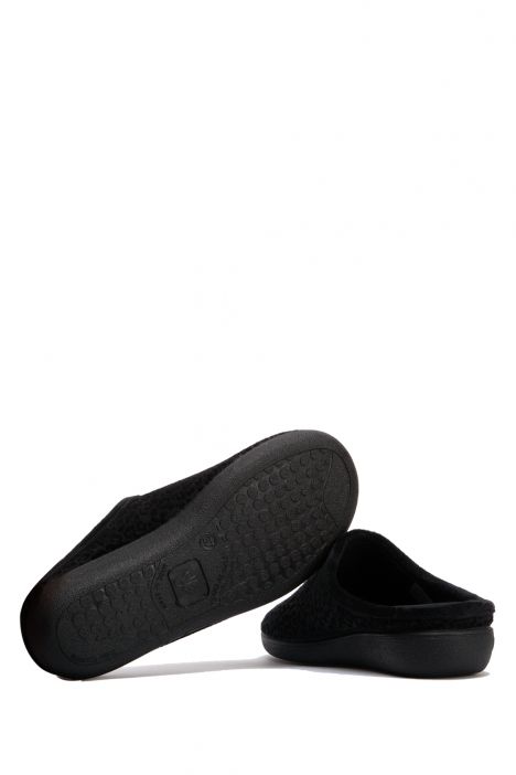 602042 Kifidis Home Kadın Leopar Desenli Ev Terliği 36-40 Siyah / Negro 13