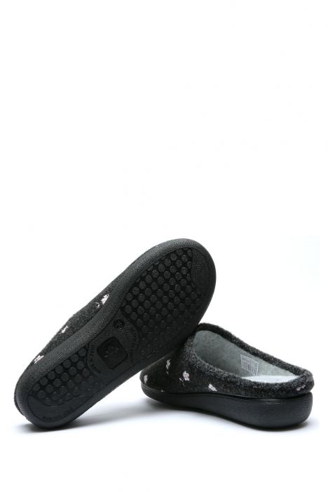 602065 Kifidis Home Kadın Çiçek Desenli Ev Terliği 36-41 Siyah/Negro 13