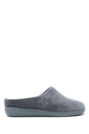 602089 Kifidis Home Kadın Desenli Ev Terliği 36-41 Gri / Gris 10