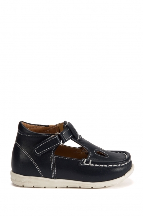 604 Kalite Çocuk Ayakkabı (Velkrolu) 25-30 Lacivert / Navy