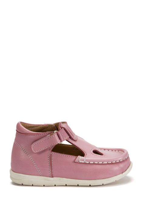 604 Kalite Çocuk Ayakkabı (Velkrolu) 25-30 Pembe / Pink